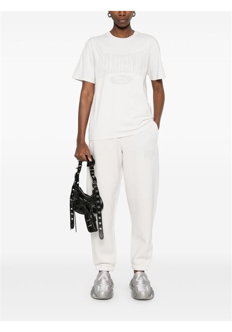 White logo-print track trousers Alexander wang - women ALEXANDER WANG | 4CC2254420132